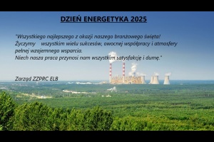 Życzenia z okazji Dnia Energetyka